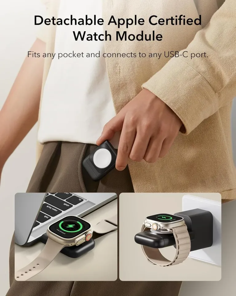 ESR Qi2 3 in 1 Travel Wireless Charging Set - Image 3