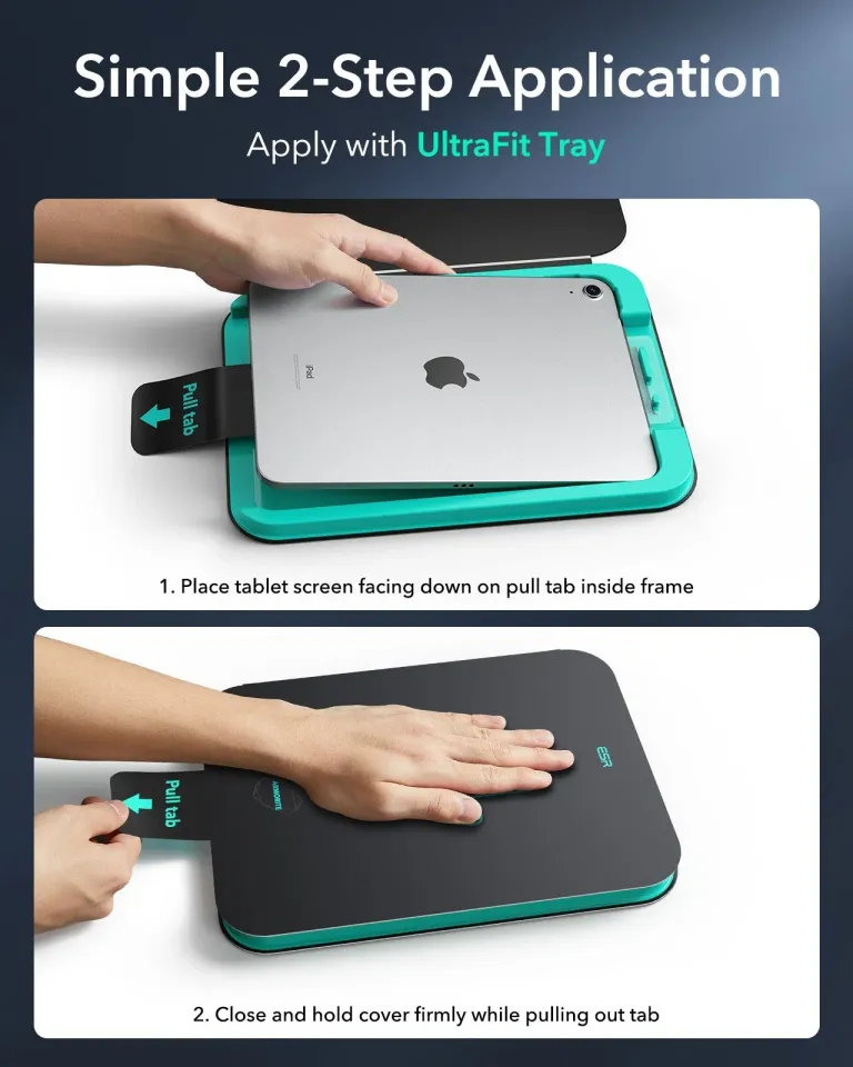ESR UltraFit Armorite Screen Protector 2 Pack for iPad - Image 2