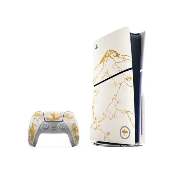 PlayStation 5 Console – Ghost of Yotei Gold Limited Edition Bundle (Slim)