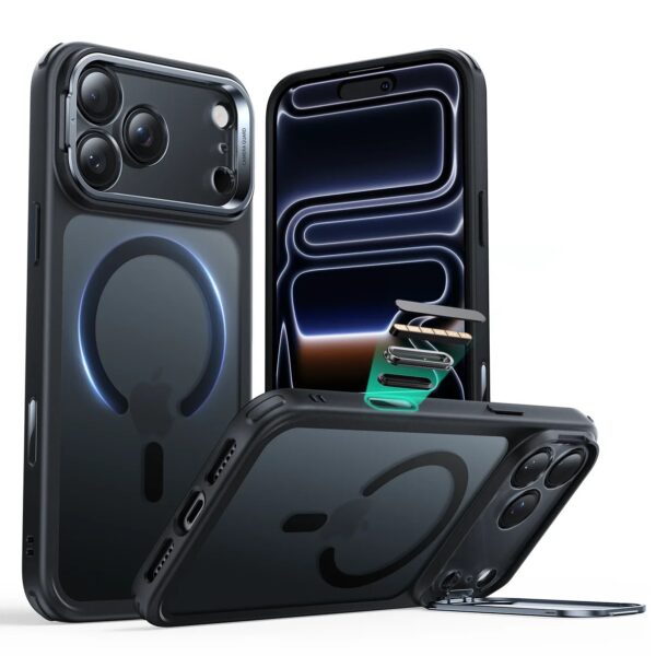 ESR Classic Hybrid Magnetic Stash Stand Frosted Black Case