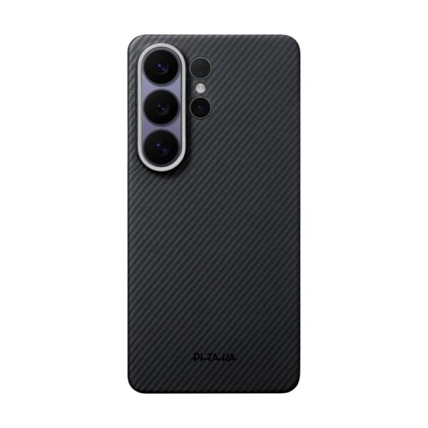 Pitaka 600D Black/Grey (Twill) (Aaron Button) Galaxy S26 Ultra Case - EDGE